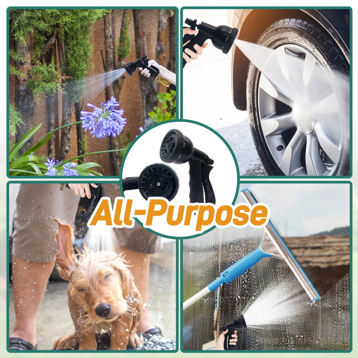 Expandable Garden Hose – 25ft/100ft No-Kink, Durable Hose