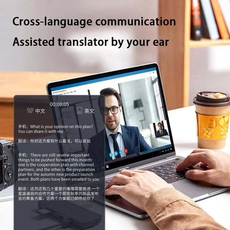 Xiaomi AI Translation Glasses 2025 – Smart Bluetooth Interpreter