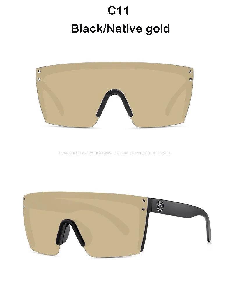 Heat Wave Sport Sunglasses HW01 – Unisex UV Eyewear, Ray-Ban Style