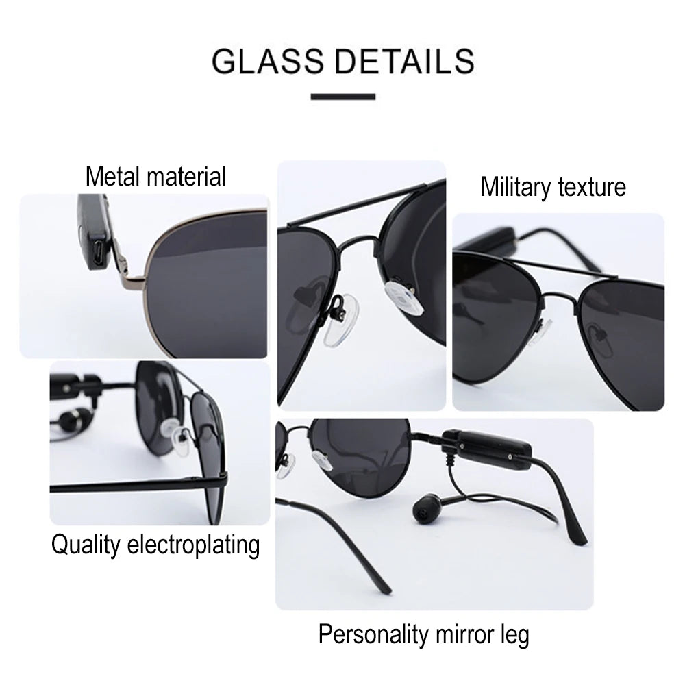 Ray-Ban Style Smart Bluetooth Glasses – Polarized HIFI Audio Shades