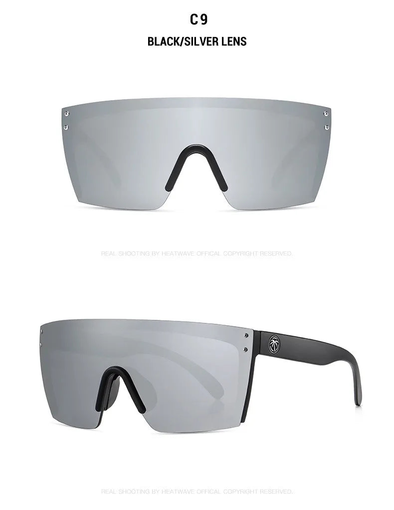 Heat Wave Sport Sunglasses HW01 – Unisex UV Eyewear, Ray-Ban Style