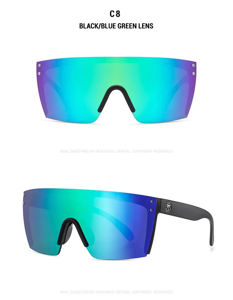 Heat Wave Sport Sunglasses HW01 – Unisex UV Eyewear, Ray-Ban Style