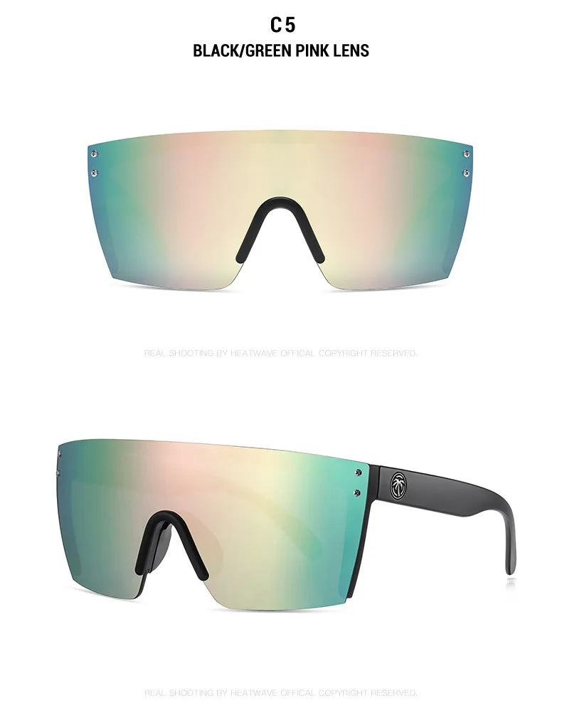 Heat Wave Sport Sunglasses HW01 – Unisex UV Eyewear, Ray-Ban Style