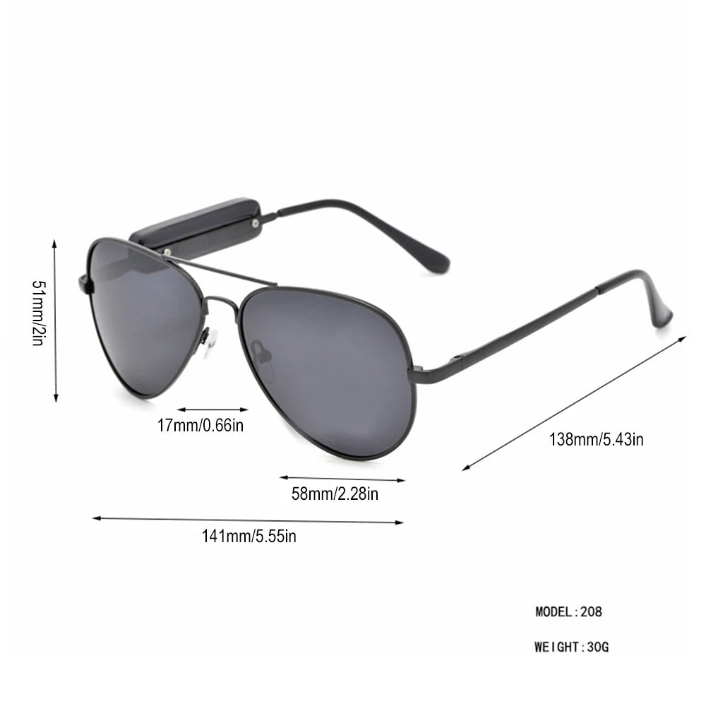 Ray-Ban Style Smart Bluetooth Glasses – Polarized HIFI Audio Shades