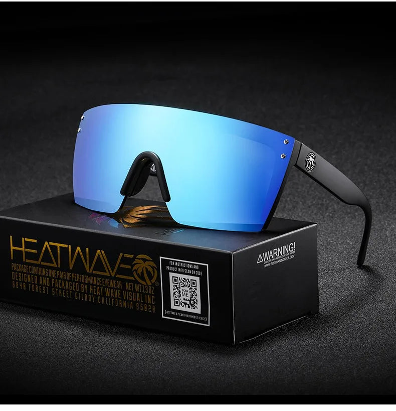 Heat Wave Sport Sunglasses HW01 – Unisex UV Eyewear, Ray-Ban Style