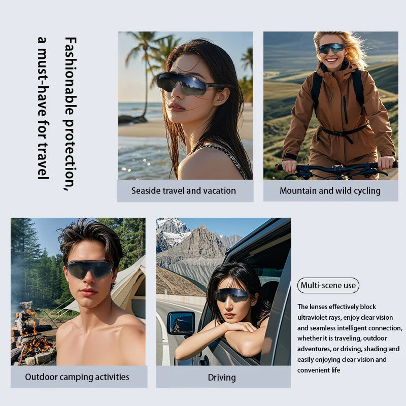 2025 AI Smart Glasses – Ray-Ban Style Bluetooth Translator
