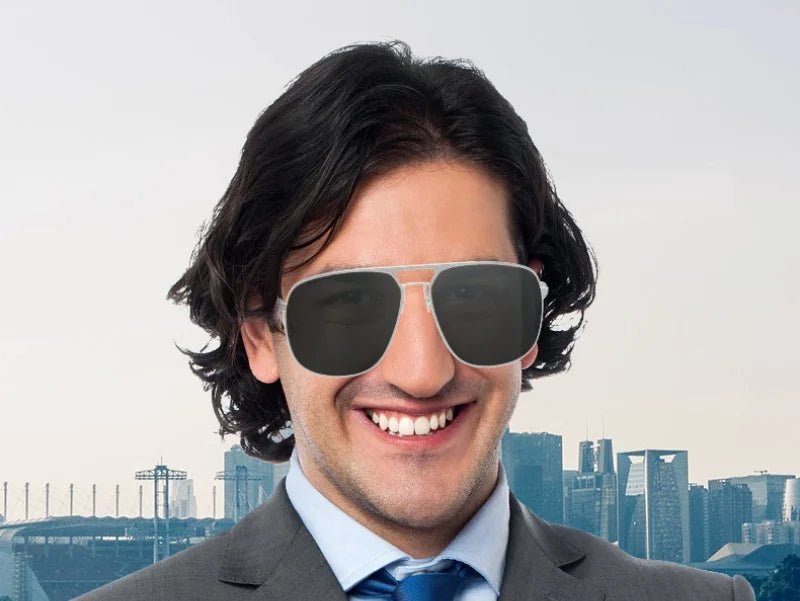 Smart Bluetooth Glasses with AI Headphones – Ray-Ban Style for Pilots