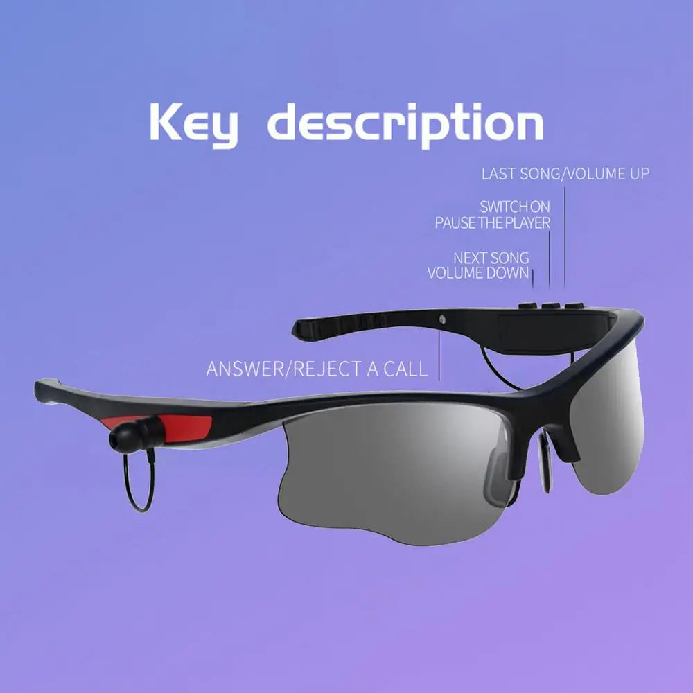 Ray-Ban Style Smart Wireless Sunglasses – Polarized Audio Glasses