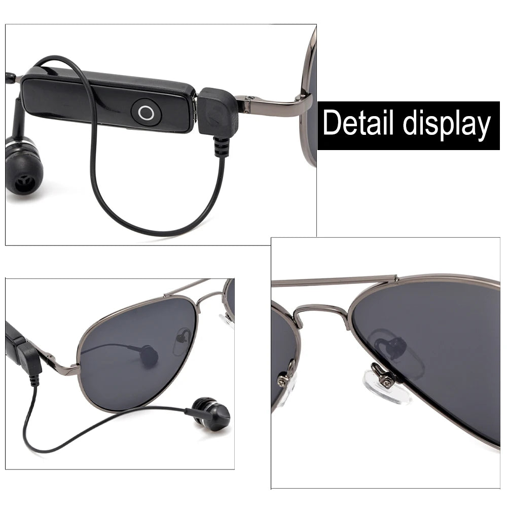 Ray-Ban Style Smart Bluetooth Glasses – Polarized HIFI Audio Shades