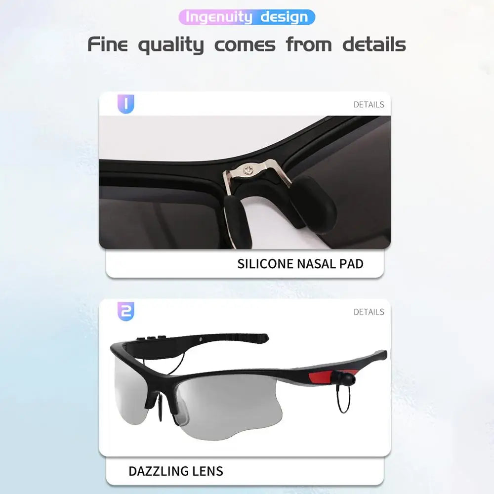 Ray-Ban Style Smart Wireless Sunglasses – Polarized Audio Glasses