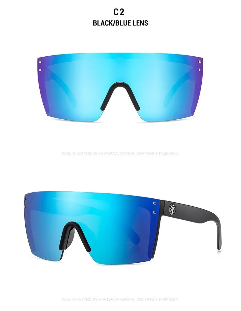 Heat Wave Sport Sunglasses HW01 – Unisex UV Eyewear, Ray-Ban Style