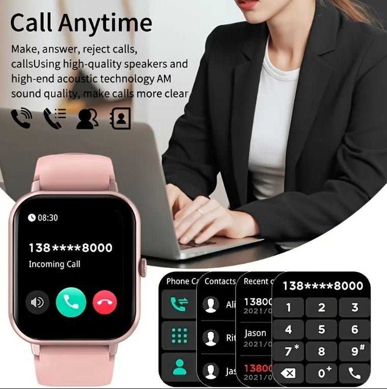 Smart health watch with heart rate monitor