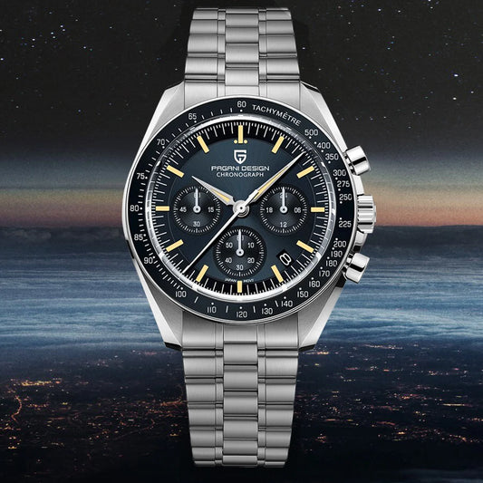 Side angle of CK2998 retro quartz sport watch