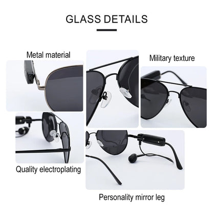 Ray-Ban Style Smart Bluetooth Glasses – Polarized HIFI Audio Shades