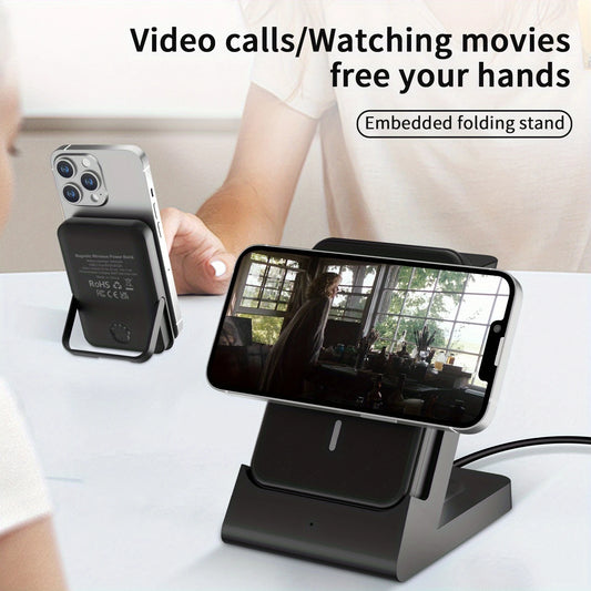 MagSafe portable power bank for iPhone and Apple Watch