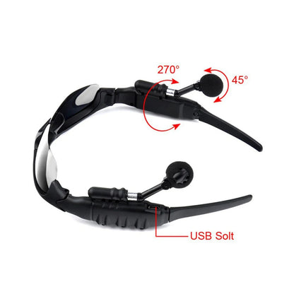 Ray-Ban Style Bluetooth Sunglasses – Wireless Headset MP3 Glasses