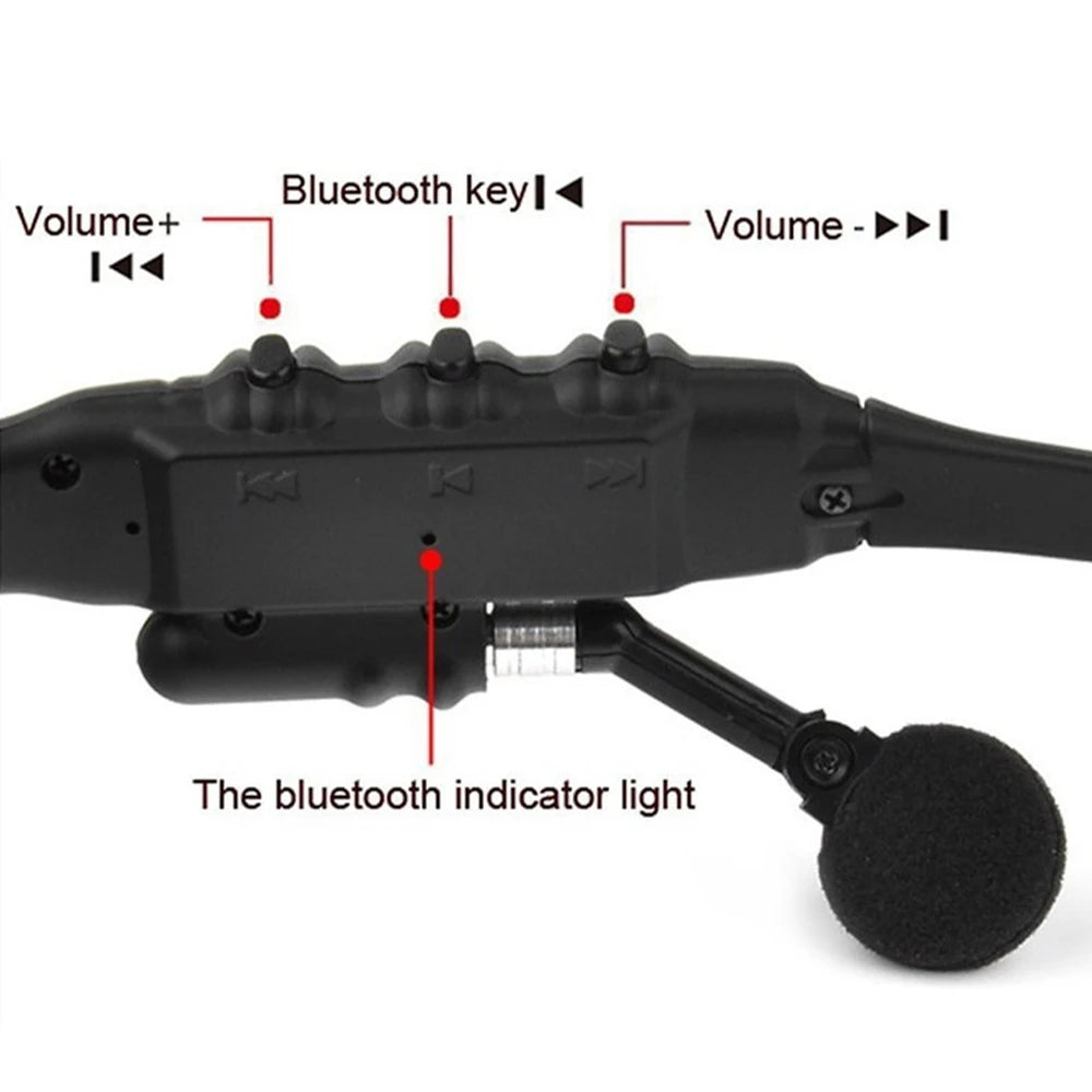 Ray-Ban Style Bluetooth Sunglasses – Wireless Headset MP3 Glasses