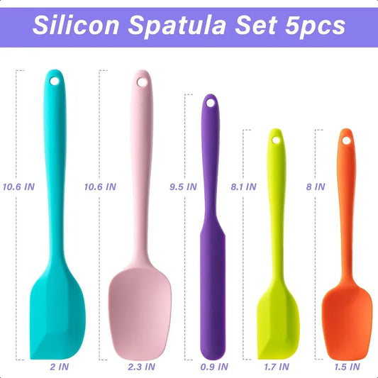 BPA-Free Non-Stick Rubber Spatulas – Heat Resistant