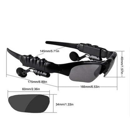 Ray-Ban Style Bluetooth Sunglasses – Wireless Headset MP3 Glasses