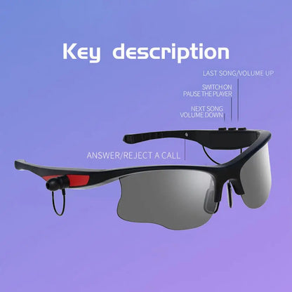 Ray-Ban Style Smart Wireless Sunglasses – Polarized Audio Glasses