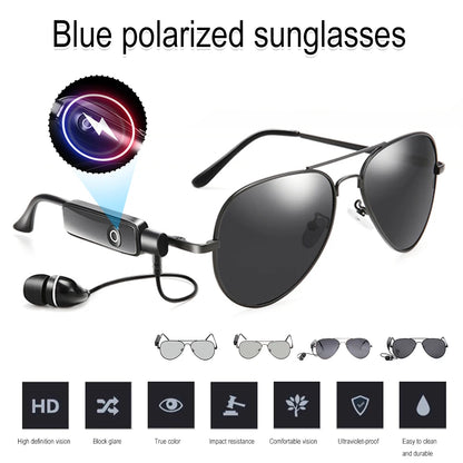 Ray-Ban Style Smart Bluetooth Glasses – Polarized HIFI Audio Shades